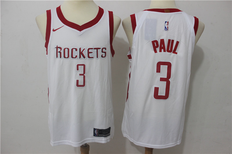 Men Houston Rockets #3 Paul White Game Nike NBA Jerseys->->NBA Jersey